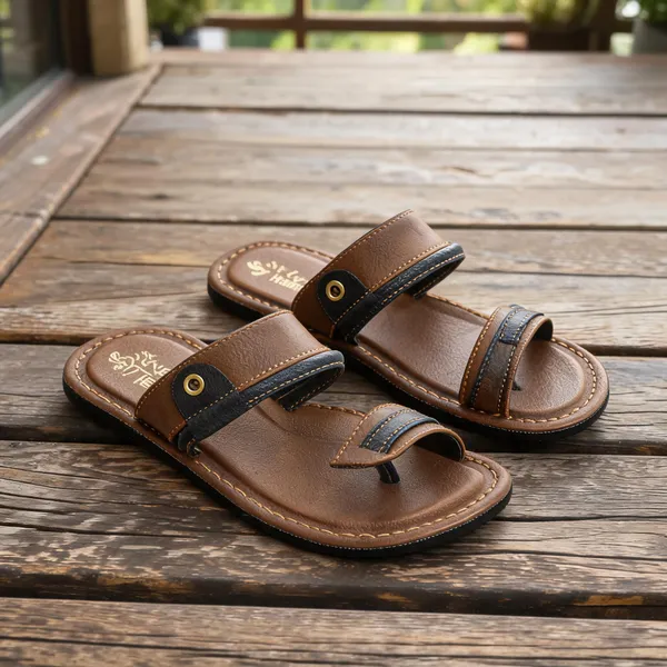 Brown_Sysnthetic_Leather_Flats_For_Men