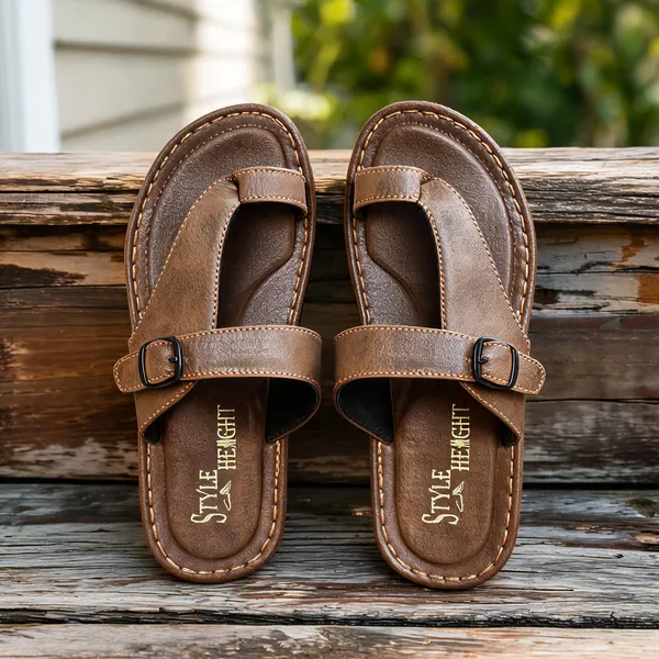 Brown_Synthetic_Leather_Flats_For_Men
