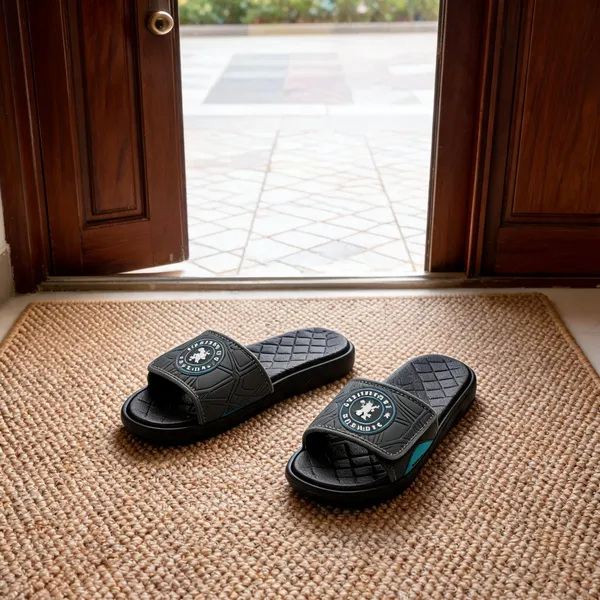 Men_Slide_Slippers_With_Quilted_Strap_And_Logo