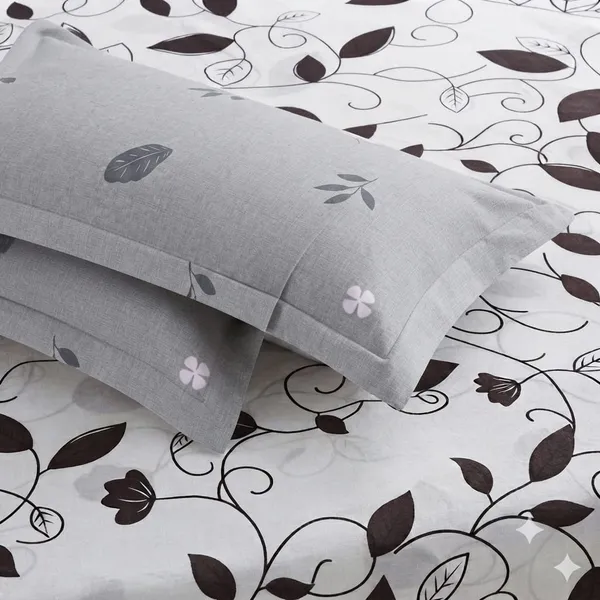 Floral_Leaf_Print_Bedsheet_Set