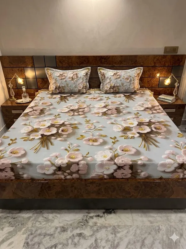 7D_PVC_Floral_Bedsheet