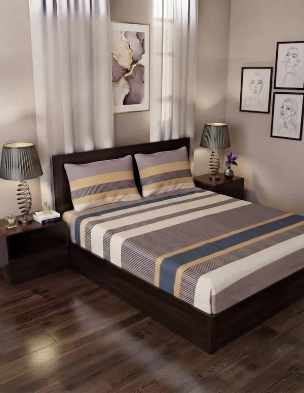 Bonafide_Checkered_Bedsheet