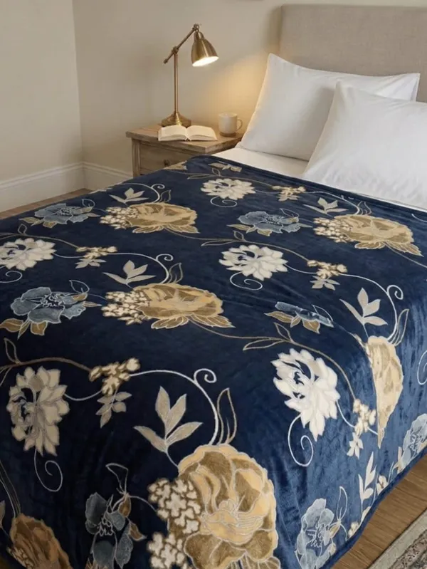 Floral_Print_Blanket_Bedsheet