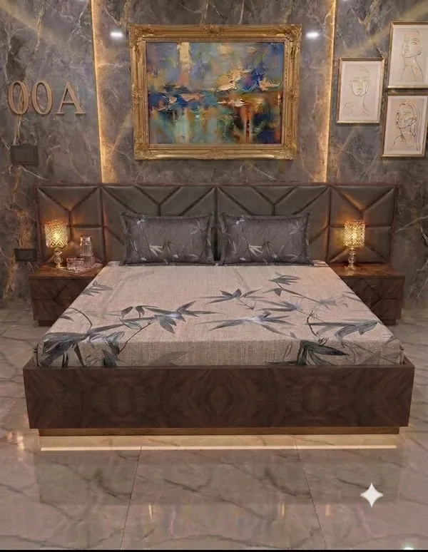 Floral_Print_Pillow_Covers_Bedsheet