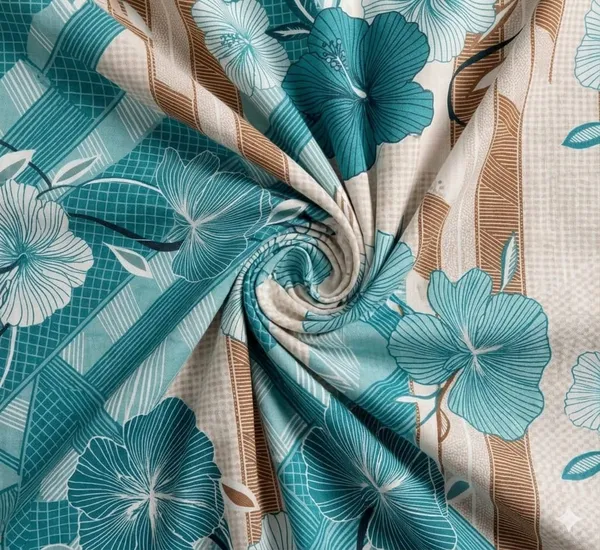 Patchwork_Floral_Print_Bedsheet_Set