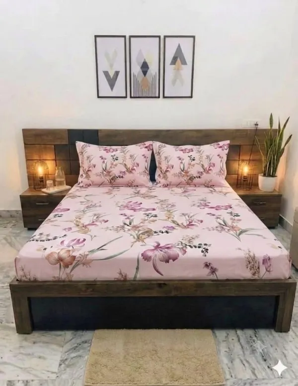 Floral_Print_Double_Bedsheet_Set