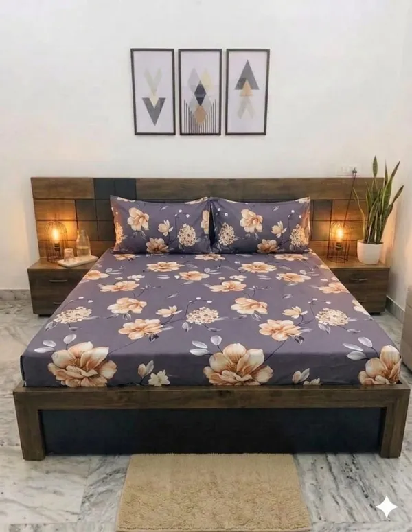 Floral_Print_Bedding_Set_Bedsheet