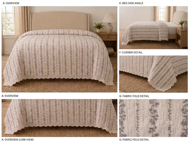 Floral_Stripe_Bedspread_Bedsheet