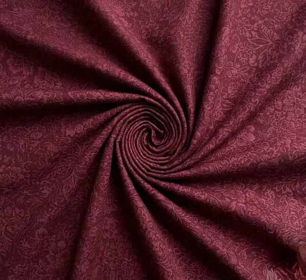 Maroon_Floral_Pattern_Fitted_Bedsheet_Set
