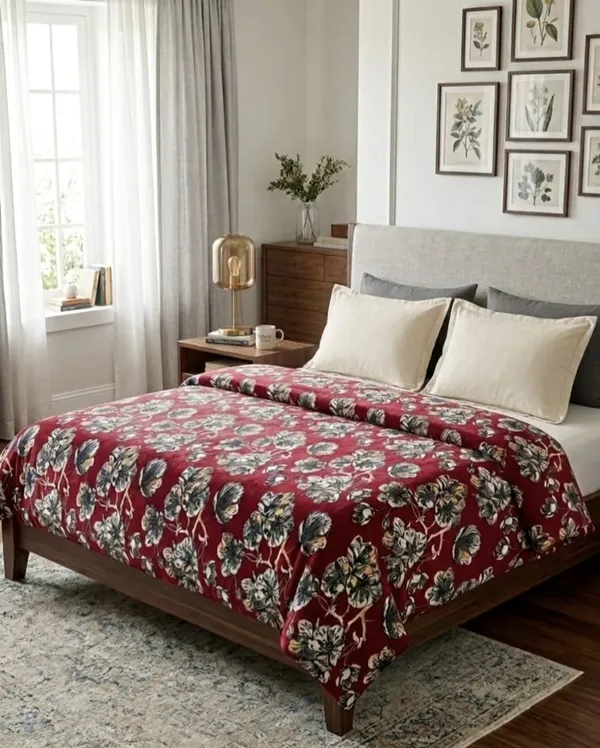 Floral_Print_Blanket_Bedsheet