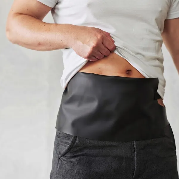 Waterproof_Shower_Protection_Cover_Reusable_Bath_Apron_With_Waist_Strap_Water_Resistant_Protective_Bath_Guard_Black_-_Pack_Of_2