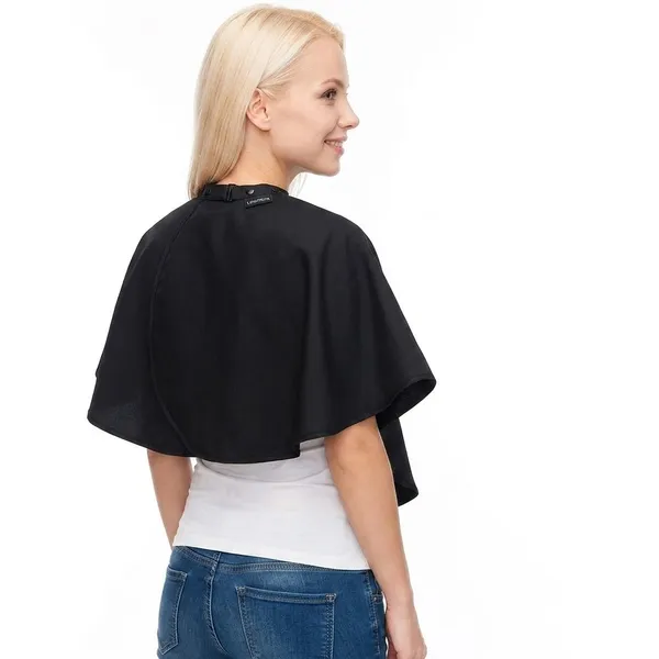 Loomcra_Half_Salon_Apron_For_Hair_Cutting_&_Styling_|_Black_Reusable_Hairdressing_Apron_For_Salon,_Barber_&_Beauty_Parlour_|_Protective_Work_Apron_For_Men_&_Women