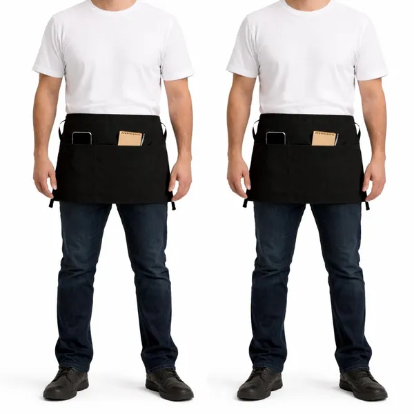 Black_Half_Apron_With_3_Utility_Pockets_For_Men_Women_Professional_Waist_Apron_For_Restaurant_Cafe_Salon_Kitchen_Waiter_Barista_Use_Adjustable_Black_Server_Apron_Pack_Of_2