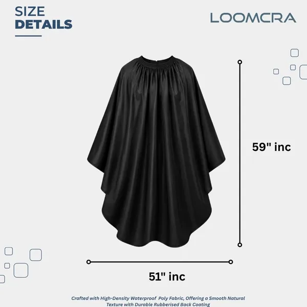 Hair_Cutting_Sheet_Waterproof_Hair_Cutting_Apron_Hair_Cutting_Cape_With_Adjustable_Neck_Tie_Professional_Hairdresser_Cape_For_Haircut_Shaving_Hair_Coloring_Black