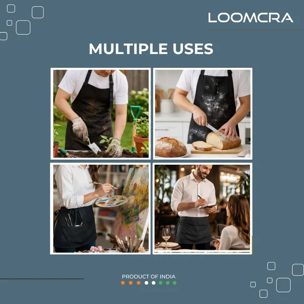 Black_Cotton_Full_Apron_&_Half_Waist_Apron_Combo_for_Men_&_Women_|_Adjustable_Chef_Apron_with_Pockets_|_Kitchen,_Cafe,_Salon,_Barista,_Restaurant_&_Cooking_Apron_Set