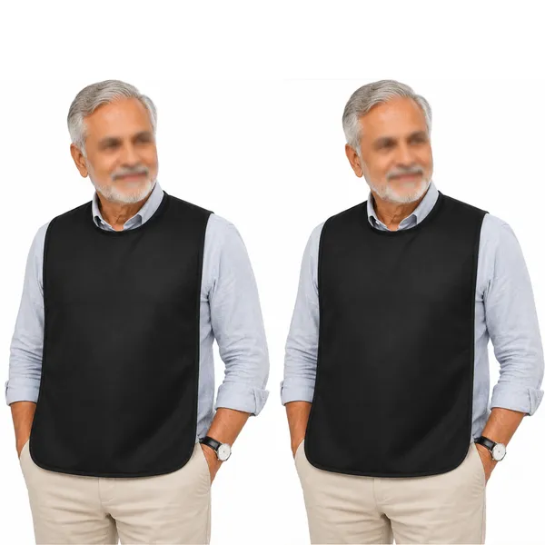 Premium_Waterproof_Adult_Feeding_Bib_Apron_for_Elderly_Men_&_Women_|_Reusable_Dining_Clothing_Protector_|_Lightweight_Rubberized_Mealtime_Apron_|_Spill_&_Stain_Protection_|_Black_|_pack_of_2