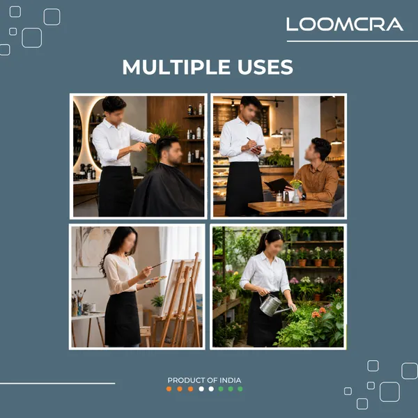 Premium_Waterproof_Unisex_Rubberized_Waist_Apron_with_Front_Pocket_|_Reusable_Half_Apron_for_Restaurant,_Cafe,_Salon,_Kitchen_&_Workshop_|_Black__pack_of_2