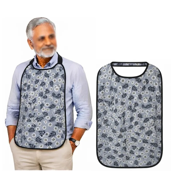 Waterproof_Adult_Feeding_Bib_Apron_for_Elderly_Men_&_Women_|_Reusable_Eating_Apron_|_Lightweight_Meal-Time_Clothing_Protector_|_Spill_&_Stain_Resistant_|_grey