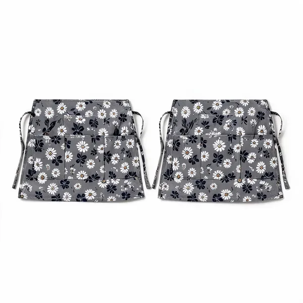 Grey_Floral_Half_Apron_With_3_Utility_Pockets_For_Men_Women_Waist_Apron_With_Large_Front_Pocket_Waist_Apron_For_Restaurant_Cafe_Salon_Kitchen_Waiter_Barista_Pack_Of_2_-_Pack_Of_2