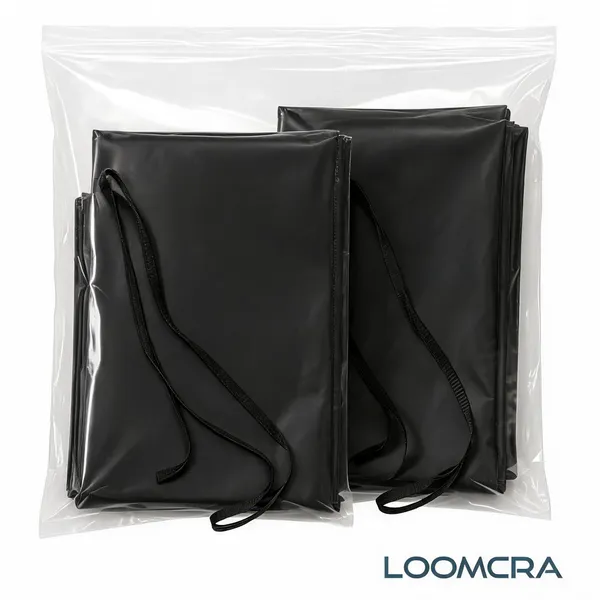 Waterproof_Shower_Protection_Cover_Reusable_Bath_Apron_With_Waist_Strap_Water_Resistant_Protective_Bath_Guard_Black_-_Pack_Of_2
