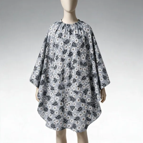 Hair_Cutting_Sheet,_Waterproof_Hair_Cutting_Apron_|_Hair_Cutting_Cape_With_Adjustable_Neck_Tie,_Professional_Hairdresser_Cape_For_Haircut,_Shaving_&_Hair_Coloring,_Grey_Floral