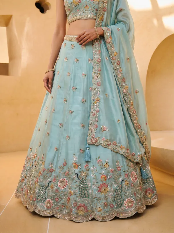 Blue_Embroidered_Lehenga_Set_for_Women