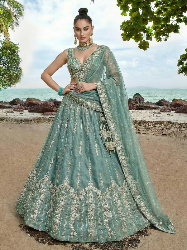 Sea_Green_Embroidered_Lehenga_Choli_for_Women