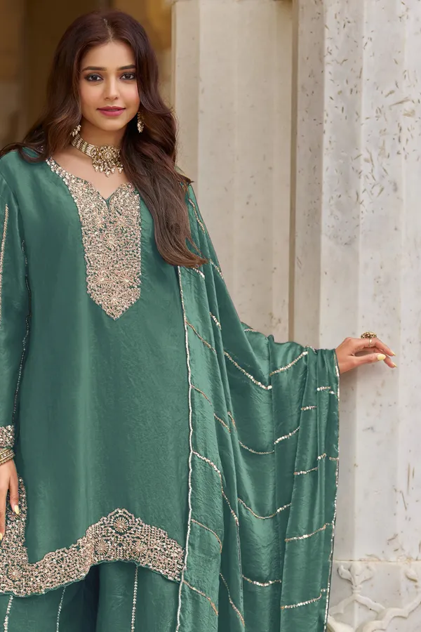 Green_Embroidered_Straight_Fit_Suit_Set_for_Women