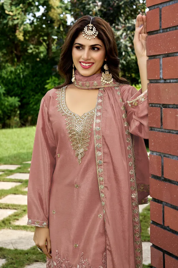 Pink_Embroidered_Anarkali_Suit_Set_for_Women