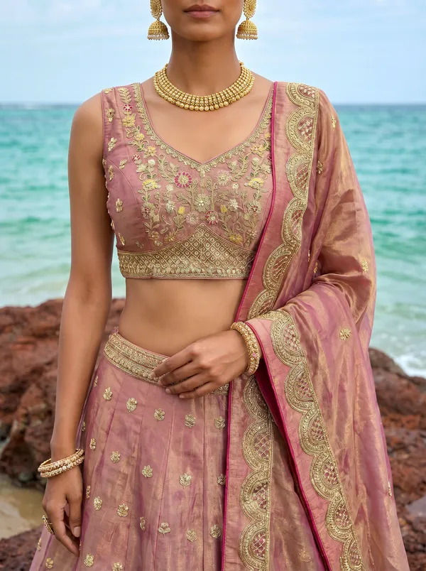 Pink_Embroidered_Lehenga_Choli_Set_for_Women