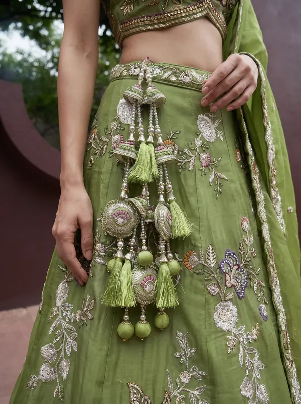 Green_Embroidered_Lehenga_Choli_for_Women
