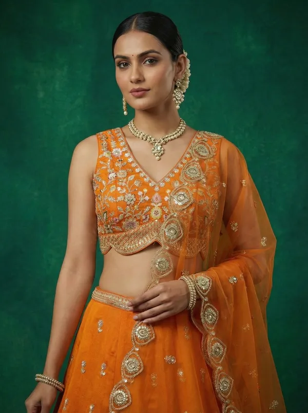 Orange_Embroidered_Lehenga_Choli_for_Women