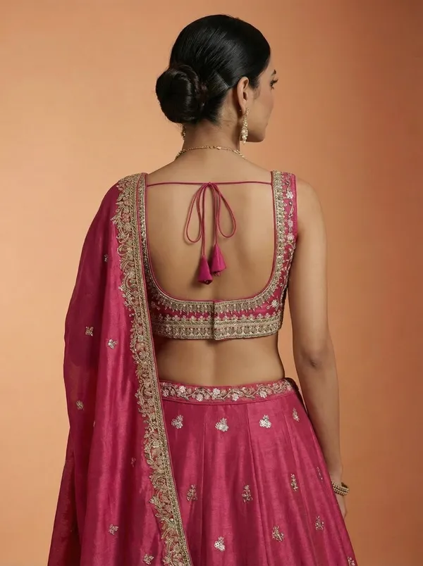 Pink_Embroidered_Lehenga_Choli_Set_for_Women