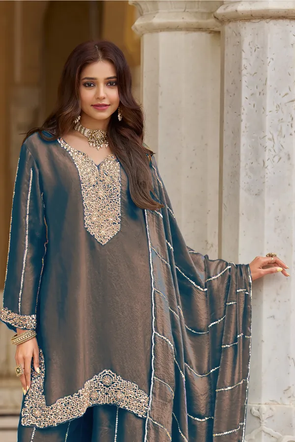 Teal_Embroidered_Ethnic_Suit_Set_for_Women