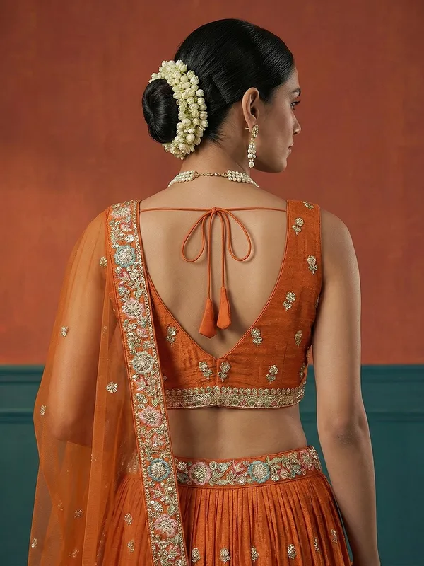 Orange_Embroidered_Lehenga_Choli_Set_for_Women