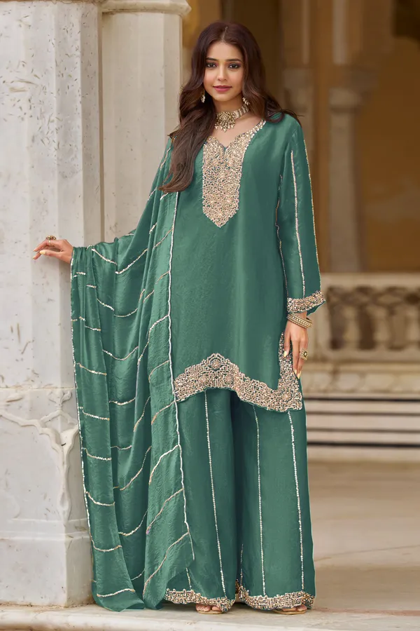 Green_Embroidered_Straight_Fit_Suit_Set_for_Women
