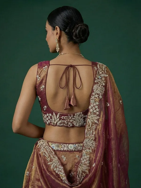 Maroon_Embroidered_Flared_Lehenga_Set_for_Women