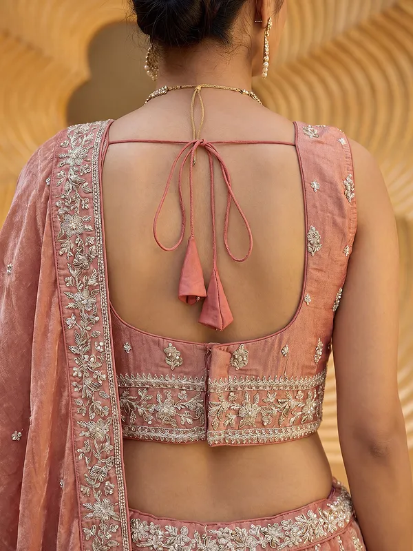 Peach_Embroidered_Lehenga_Choli_for_Women