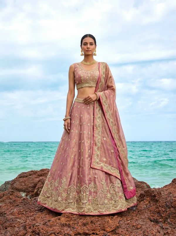 Pink_Embroidered_Lehenga_Choli_Set_for_Women