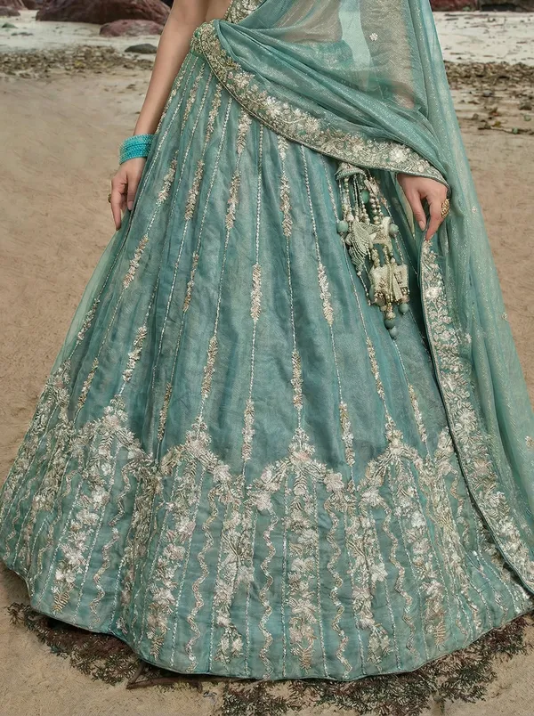 Sea_Green_Embroidered_Lehenga_Choli_Set_for_Women