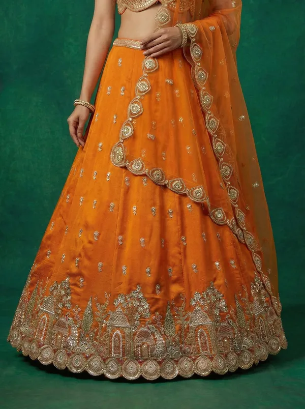 Orange_Embroidered_Lehenga_Choli_for_Women