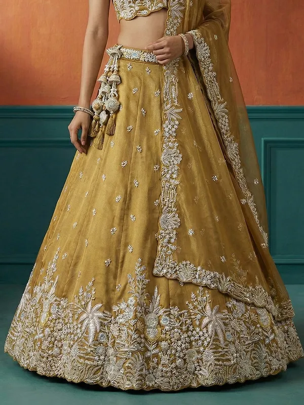 Mustard_Embroidered_Lehenga_Choli_Set_for_Women