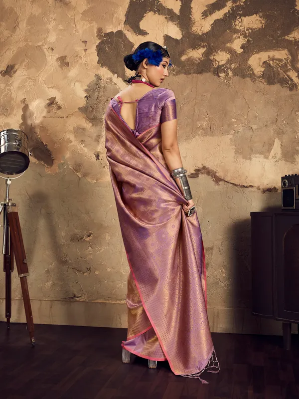 Purple_Jacquard_Saree_for_Women