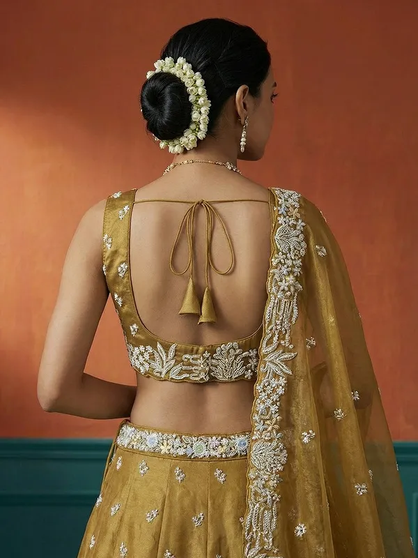 Mustard_Embroidered_Lehenga_Choli_Set_for_Women