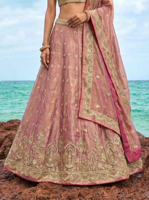 Pink_Embroidered_Lehenga_Choli_Set_for_Women