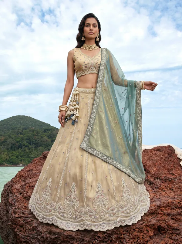 Beige_Embroidered_Lehenga_Choli_Set_for_Women