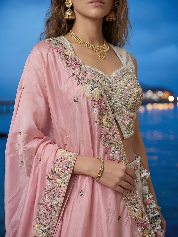 Ivory_And_Pink_Embroidered_Lehenga_Set_for_Women