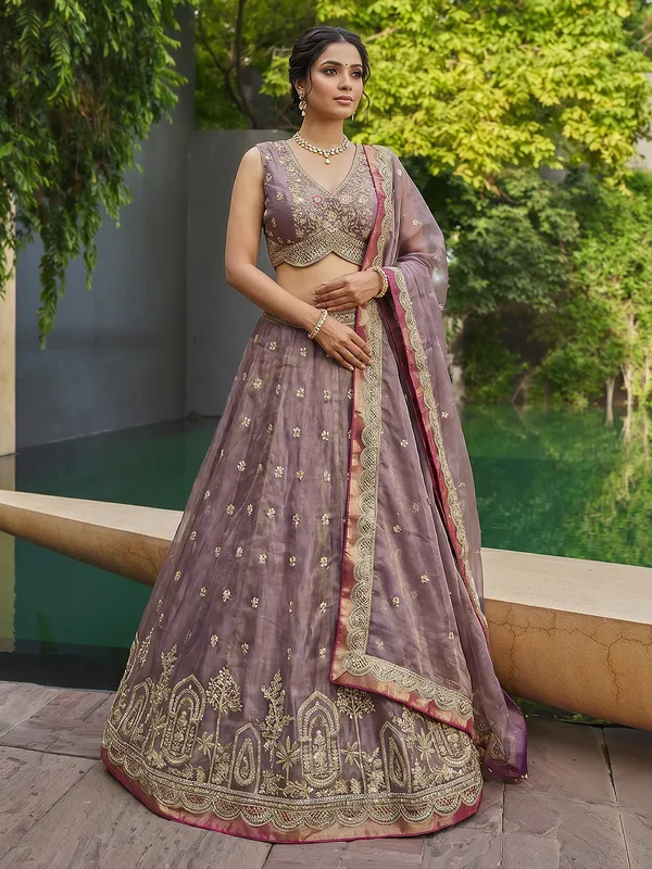 Mauve_Embroidered_Flared_Lehenga_Choli_for_Women