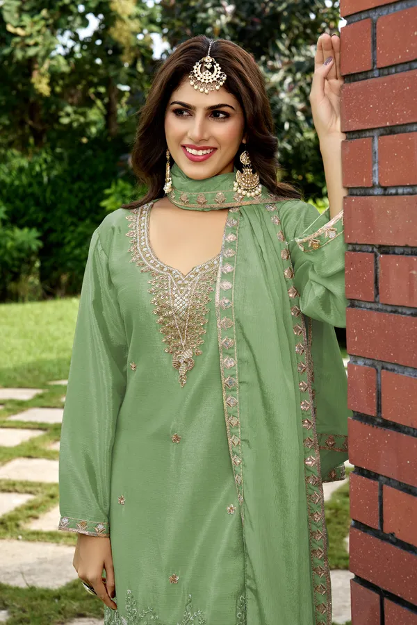 Green_Embroidered_Straight_Suit_Set_for_Women