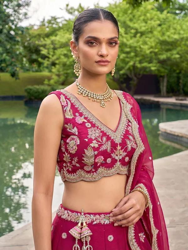 Magenta_Embroidered_Lehenga_Choli_for_Women